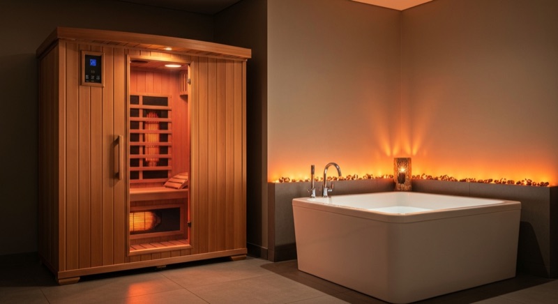 Sauna + cold plunge